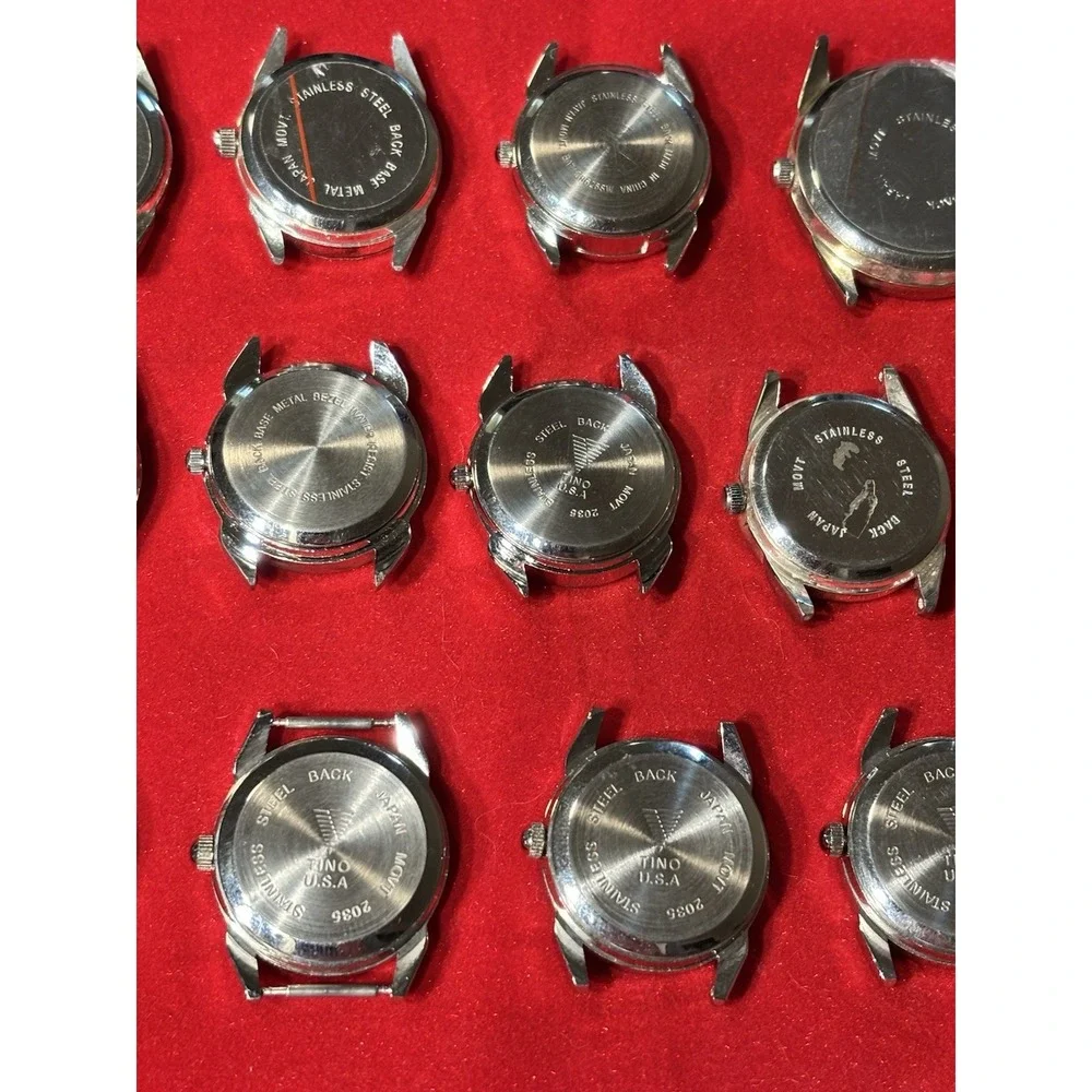 Large Lot (16)  of Native American Style Replacement Watch Faces  New Batteries